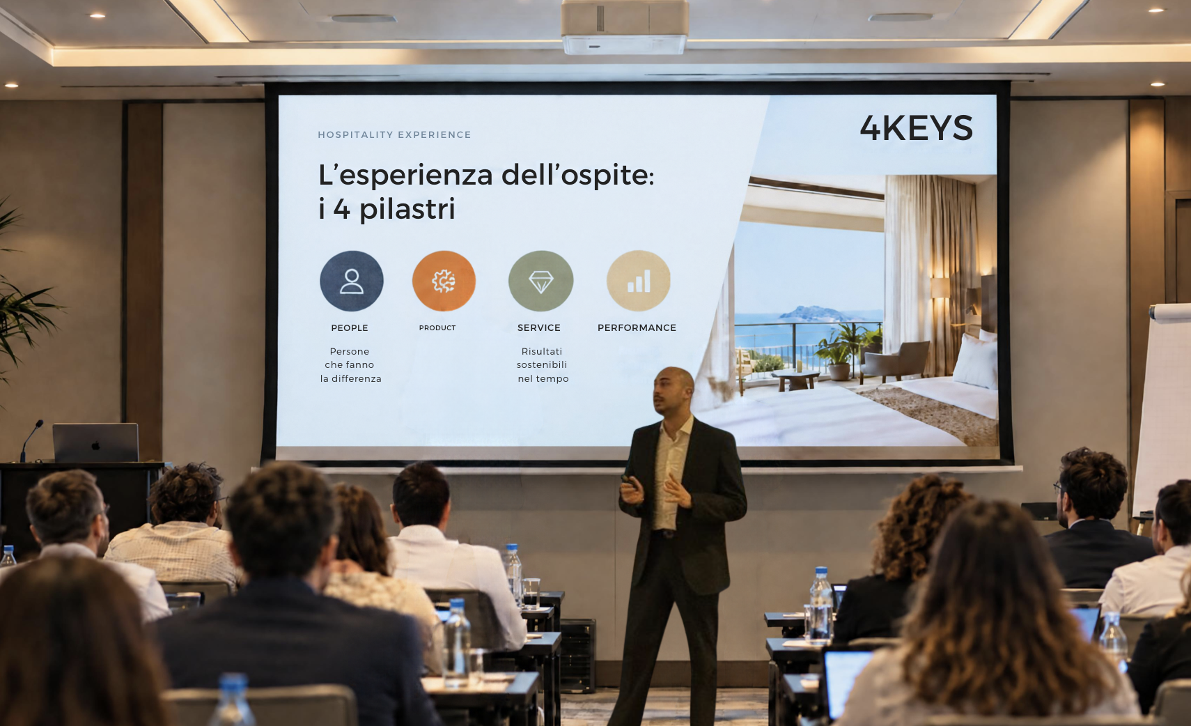 Attività di formazione 4KEYS in aula con operatori del settore